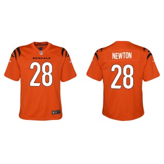 Youth Bengals Josh Newton Orange Alternate Game Jersey