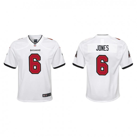 Youth Tampa Bay Buccaneers Julio Jones White Game Jersey