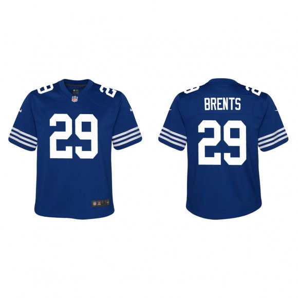 Youth Julius Brents Royal 2023 NFL Draft Alternate Game Jersey