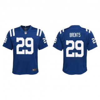 Youth Julius Brents Royal 2023 NFL Draft Game Jersey