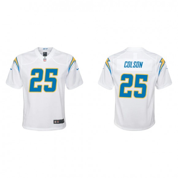 Youth Chargers Junior Colson White Game Jersey