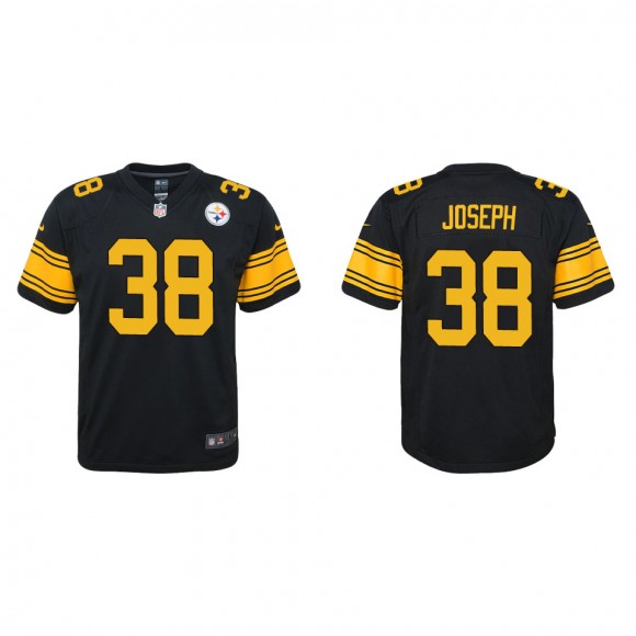 Youth Pittsburgh Steelers Karl Joseph Black Alternate Game Jersey