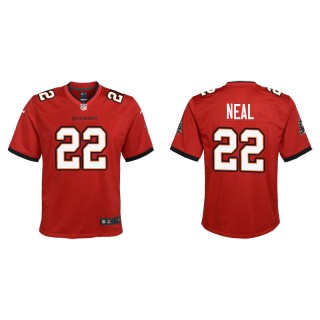 Youth Buccaneers Keanu Neal Red Game Jersey
