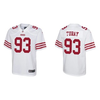 Youth San Francisco 49ers Kemoko Turay White Game Jersey