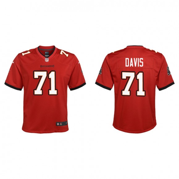 Youth Tampa Bay Buccaneers Khalil Davis Red Game Jersey