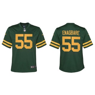 Youth Packers Kingsley Enagbare Green Alternate Game Jersey