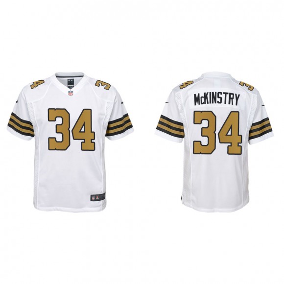 Youth Saints Kool-Aid McKinstry White Alternate Game Jersey