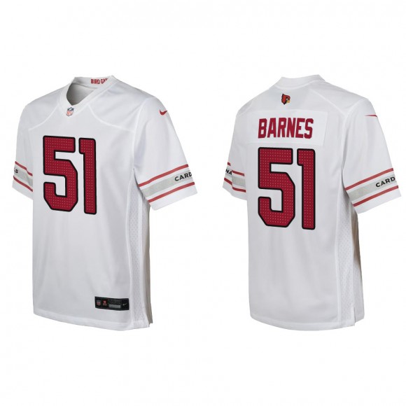 Youth Cardinals Krys Barnes White Game Jersey