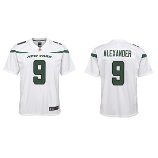 Youth New York Jets Kwon Alexander White Game Jersey