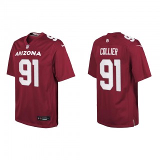 Youth L.J. Collier Cardinal Game Jersey