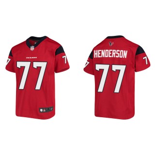 Youth Texans LaDarius Henderson Red Game Jersey