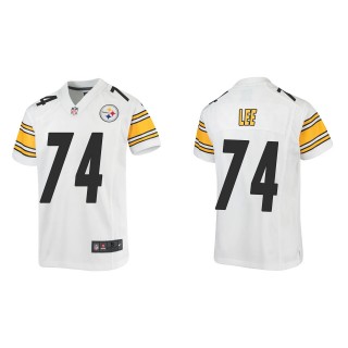 Youth Steelers Logan Lee White Game Jersey