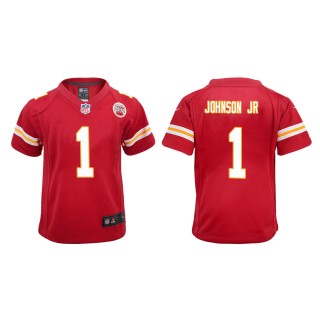 Youth Kansas City Chiefs Lonnie Johnson Jr. Red Game Jersey