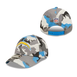 Youth Los Angeles Chargers Camo 2022 NFL Training Camp Official 9FORTY Adjustable Hat
