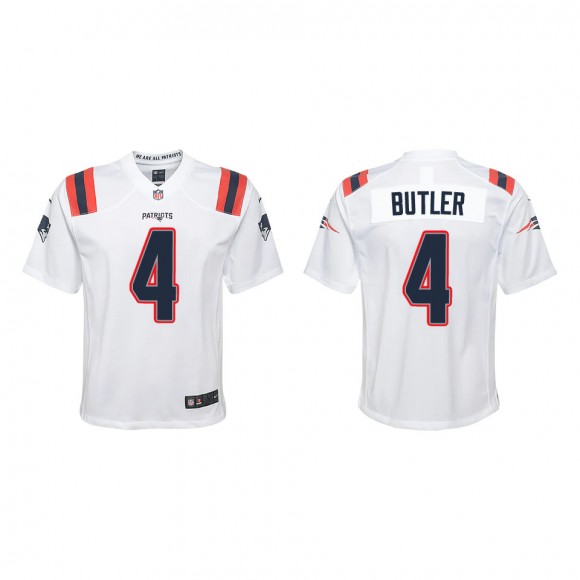 Youth New England Patriots Malcolm Butler White Game Jersey