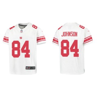 Youth New York Giants Marcus Johnson White Game Jersey