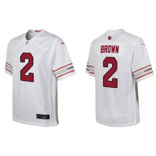Youth Marquise Brown White Game Jersey