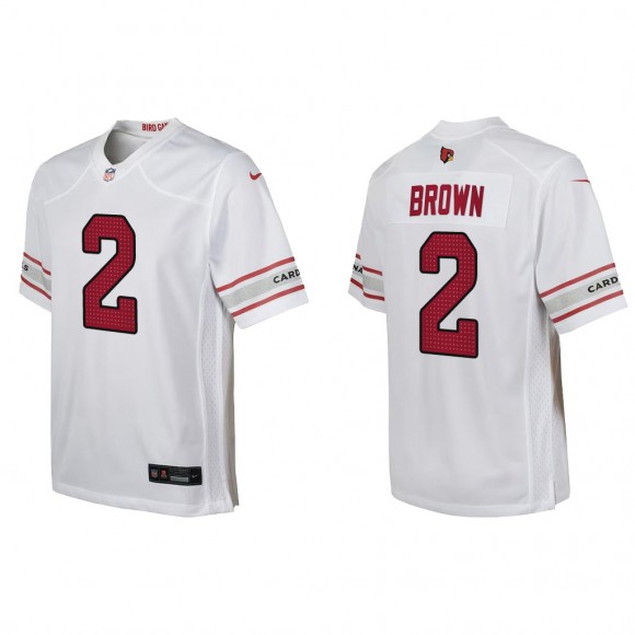 Youth Marquise Brown White Game Jersey