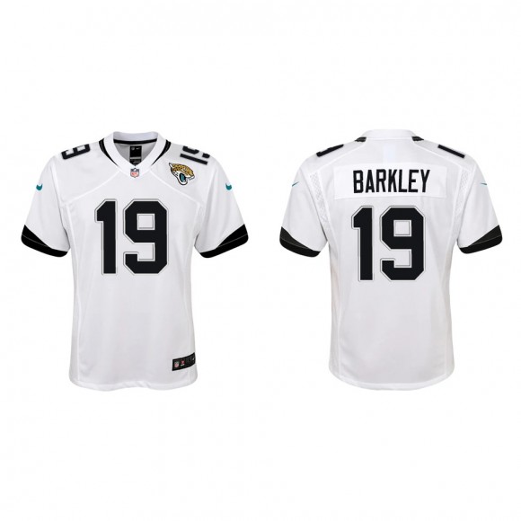 Youth Jaguars Matt Barkley White Game Jersey