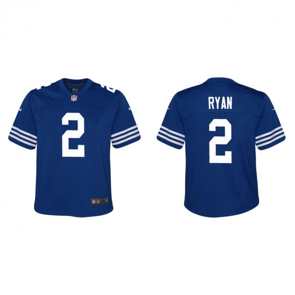 Youth Colts Matt Ryan Royal Alternate Game Jersey