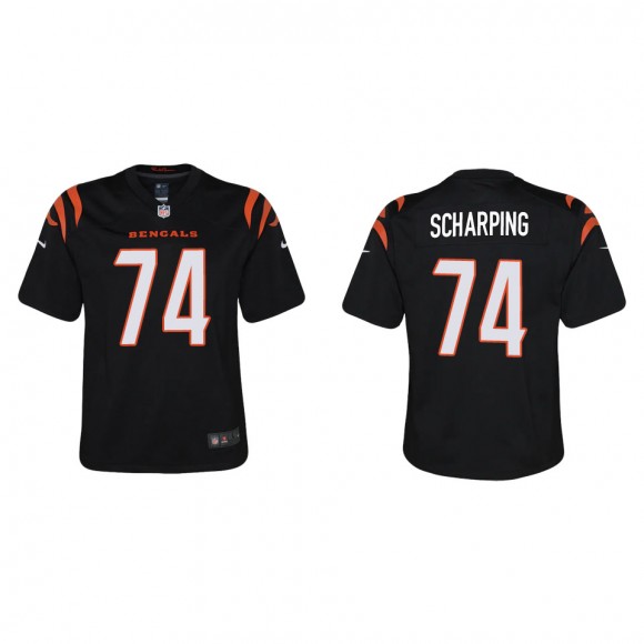 Youth Cincinnati Bengals Max Scharping Black Game Jersey