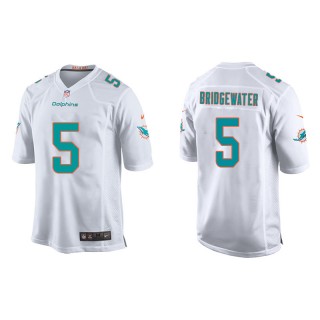 Youth Teddy Bridgewater Dolphins White Game Jersey