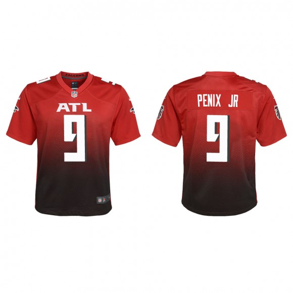 Youth Falcons Michael Penix Jr. Red Alternate Game Jersey