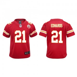 Youth Mike Edwards Red Game Jersey