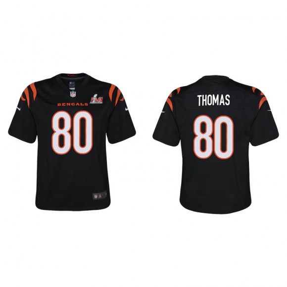 Youth Super Bowl LVI Mike Thomas Bengals Black Game Jersey