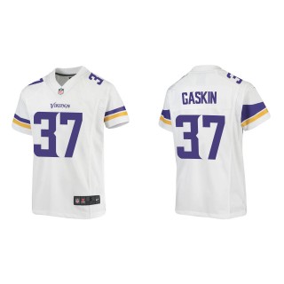 Youth Vikings Myles Gaskin White Game Jersey