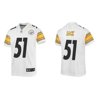 Youth Steelers Myles Jack White Game Jersey