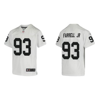 Youth Raiders Neil Farrell Jr. White Game Jersey