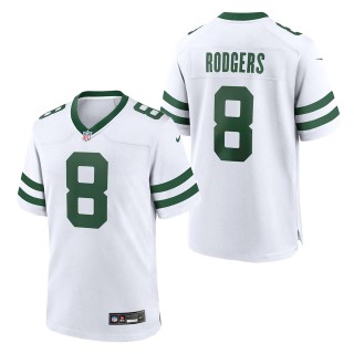 Youth Jets Aaron Rodgers White Legacy Player Game Jersey