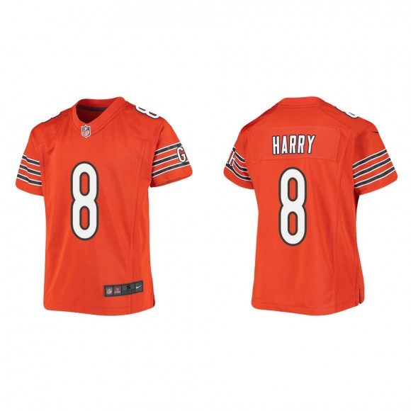 Youth N'Keal Harry Chicago Bears Orange Game Jersey