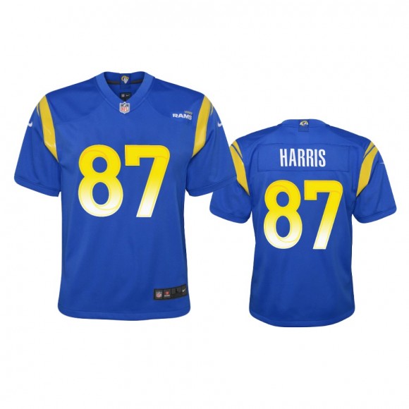 Youth Rams Jacob Harris Royal Game Jersey