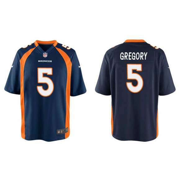 Youth Randy Gregory Denver Broncos Navy Game Jersey