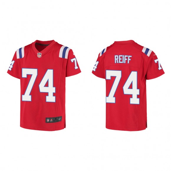 Youth Riley Reiff Red Game Jersey