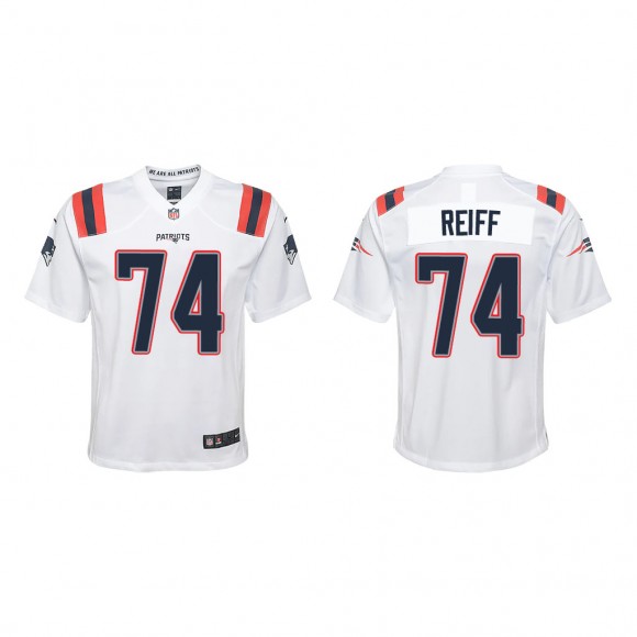 Youth Riley Reiff White Game Jersey