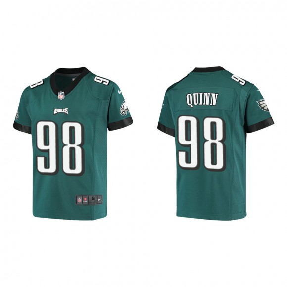 Youth Philadelphia Eagles Robert Quinn Midnight Green Game Jersey