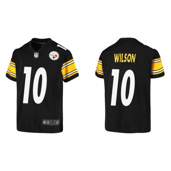 Youth Steelers Roman Wilson Black Game Jersey