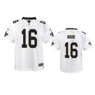 Youth Saints Ian Book White Game Jersey