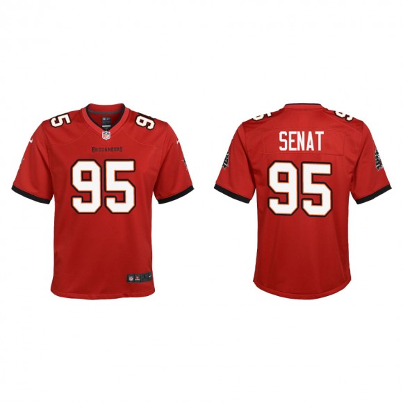 Youth Tampa Bay Buccaneers Senat Red Game Jersey