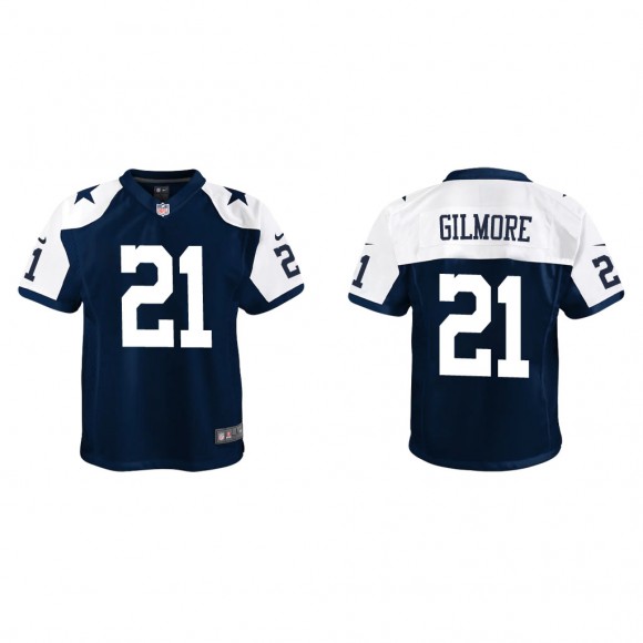 Youth Stephon Gilmore Navy Alternate Game Jersey