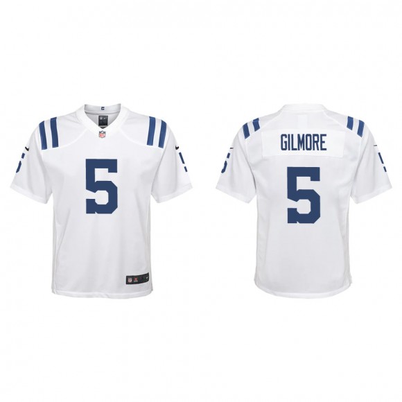 Youth Indianapolis Colts Stephon Gilmore White Game Jersey