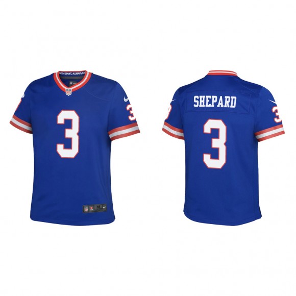 Youth Sterling Shepard Royal Classic Game Jersey