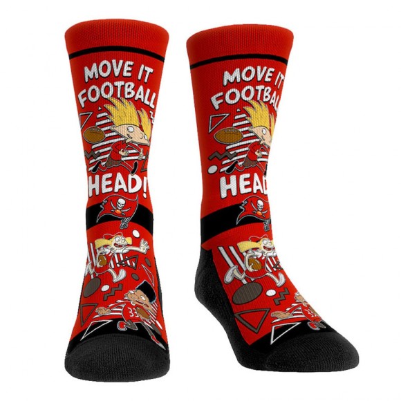 Youth Tampa Bay Buccaneers NFL x Nickelodeon Hey Arnold Crew Socks