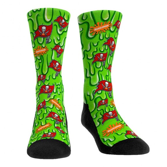 Youth Tampa Bay Buccaneers NFL x Nickelodeon Slime Crew Socks