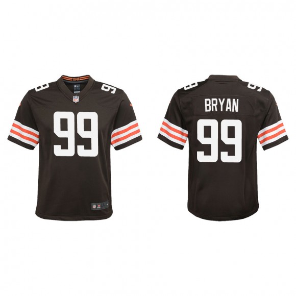 Youth Cleveland Browns Taven Bryan Brown Game Jersey