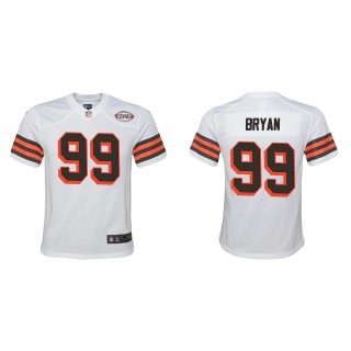 Youth Cleveland Browns Taven Bryan White 1946 Collection Game Jersey