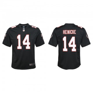 Youth Taylor Heinicke Black Throwback Game Jersey